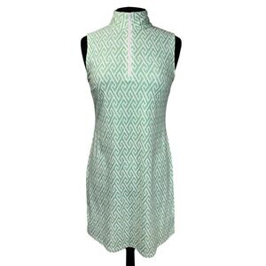 Shana Apparel UPF 50+ Tank Dress Size M Green Sporty Tennis‎ Golf Travel